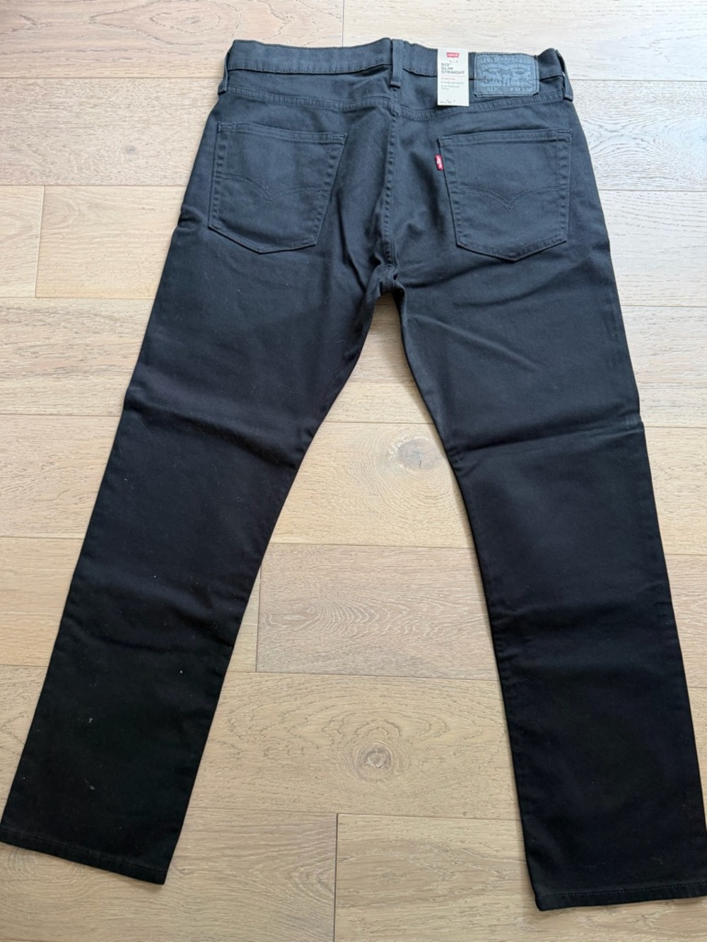 Levi’s 513 Slim Straight Jeans Men’s 34x30 Black Stretch Denim NWT - Picture 7 of 7